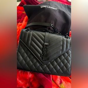 Black ysl shoulder bag